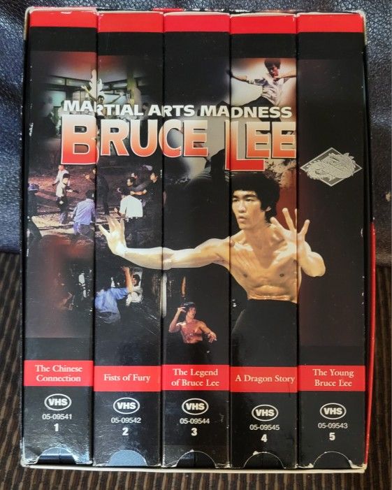 Bruce Lee Martial Arts Madness Collector Series 5 Pack VHS Box Set

