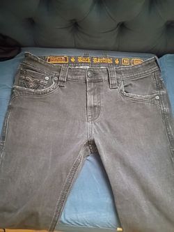 Black Rock revival jeans size 36 black