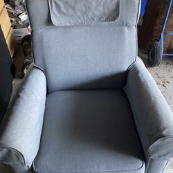 Light Blue Recliner 