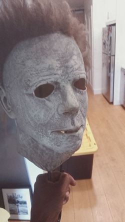 Michael Myers Halloween Mask with Hair