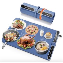 New Food Warming Mat. Heats Quick. Silicone. Great For Parties!