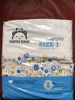 54 size 1 diapers