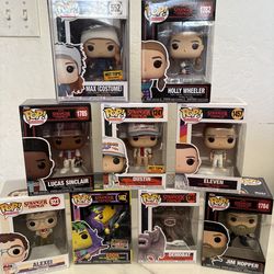 Stranger things Funko pops