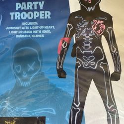 Youth Light-Up Fortnite Party Trooper Costume