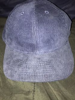 Navy blue corduroy cap