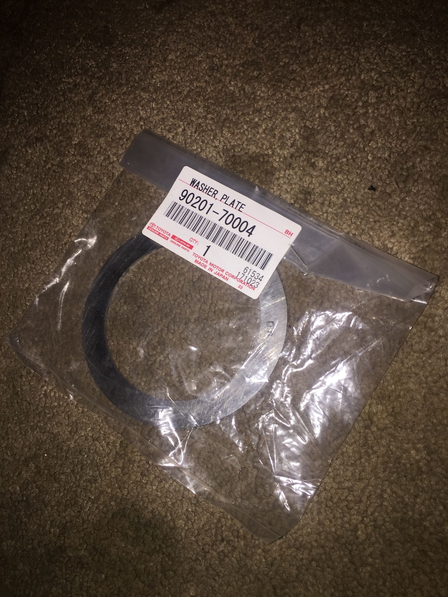 Differential Washer Plate