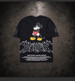 Darc Sport x Mickey Wlvsfrvr Premium OS Tee in Black large