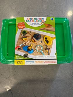 Creativity for Kids Sensory Bin Dinosaur Dig