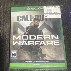 Call of Duty Modern Warfare Xbox Disc