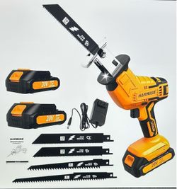20V Cordless Reciprocating Saw with 2 Batteries