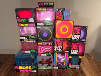 NeeDoh Dream Drop, Nice Cubes, Candy Swirl, Fuzz Balls & More