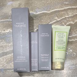 Mary Kay BUNDLE of Cleanser, Night Cream, Eye Cream and Hand Cream All Products Are New