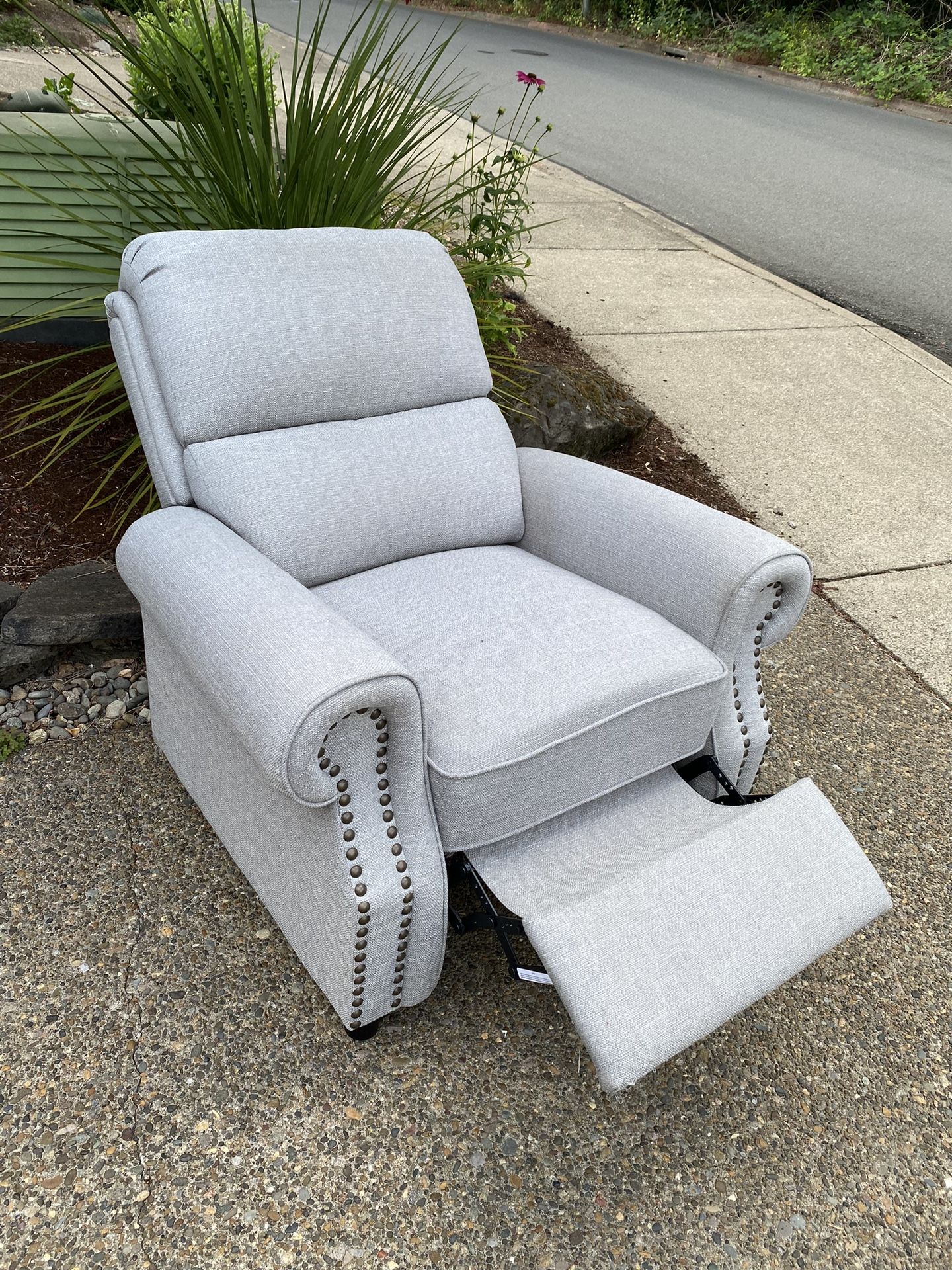 Gray Recliner Chair