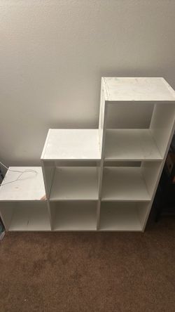 Stair/step cube organizer