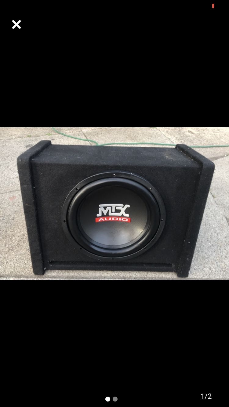 MTX AUDIO BASS SPEAKER !🔊