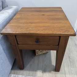 Real Wood Coffee Table And End Table 
