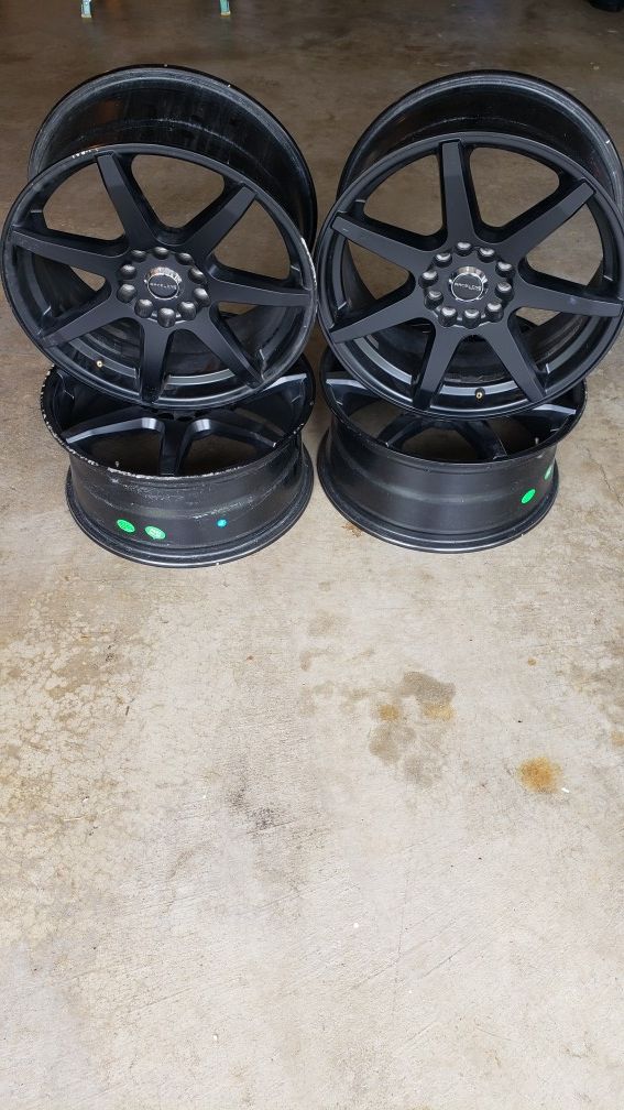 VW Jetta, Golf 17 inch rims with lug nuts and concentric rigs. Set of 4. $150