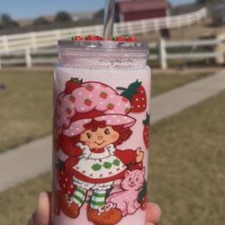 Strawberry Shortcake Snow Globe Tumbler