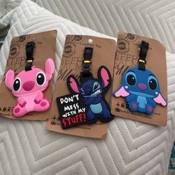 Stitch suitcase, or backpack tags