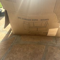 2 Piece Corner Sofa Never Used