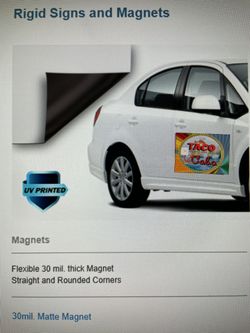 Car Magnet & Rigid Signs