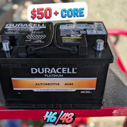AGM Car Battery / Group Size 48/H6