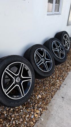 FOR SALE: OEM Mercedes AMG Wheels + Brand New Tires