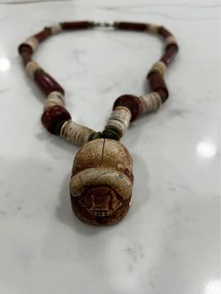 Vintage Woman's Egyptian style Scarab Necklace