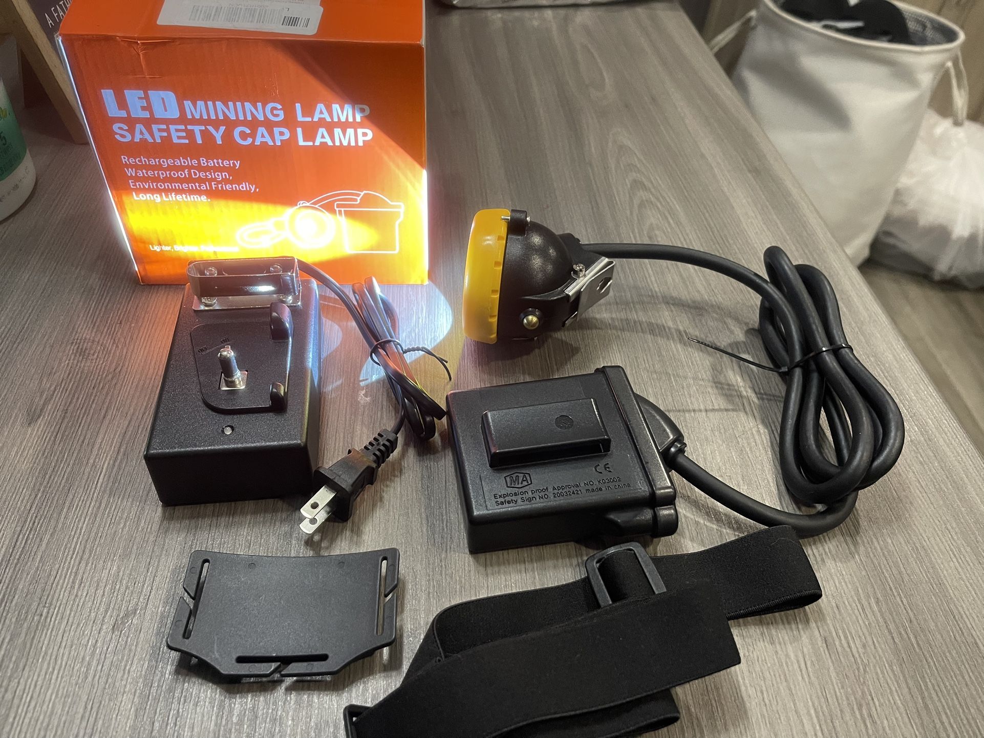Super Bright Mining lamp, Waterproof Mining Cap lamp,