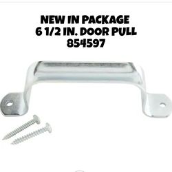 NEW IN PKG., 6 1/2IN. DOOR PULL
