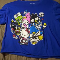 Sanrio Characters Tshirt Kuromi Hello Kitty Etc