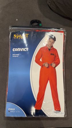 Convict kids costume