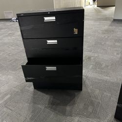 Aluminum File cabinets Black