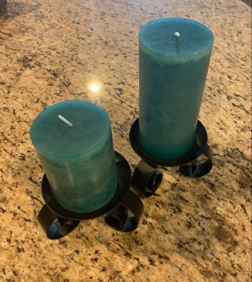 Pillar Candles With Holders