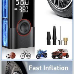 Tire Inflator Portable Air Compressor 150 PSI Brand New