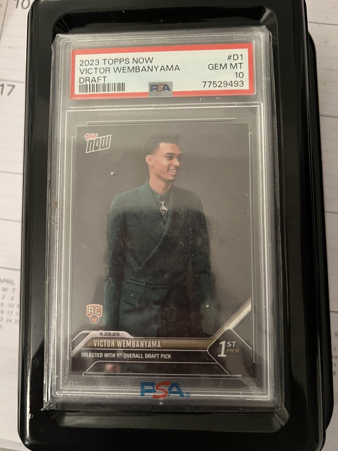 Victor Wembyana Rookie Care. Gem Mint 10