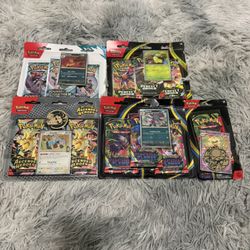 Pokemon Blisters Ascended Heroes, Phantasmal Flames, Perfect order and Journey Together 