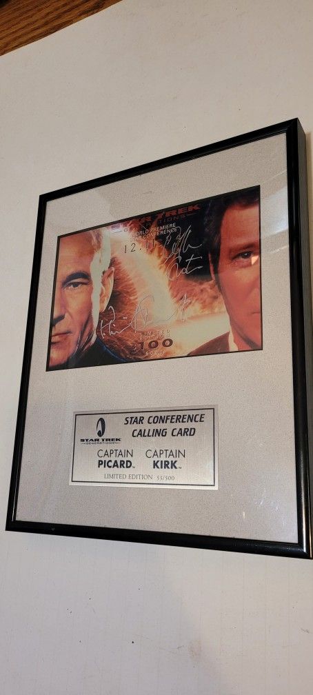 Star Trek Conference Calling Card 12.11.1994 Limited Edition