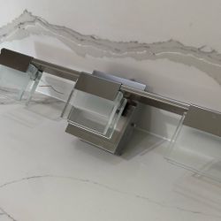 Silver Bathroom Lighting 