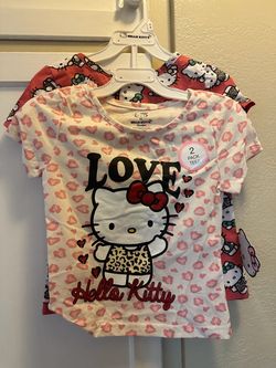 Hello Kitty T-shirt’s Set Little Girls Size 6