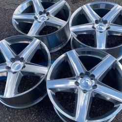 20” Jeep Grand Cherokee Commander Wrangler Gladiator SRT Dodge Durango Set Rims Wheels SRT8 New 