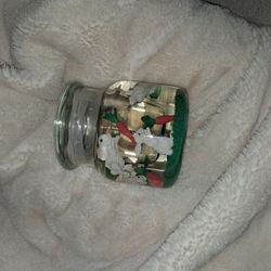 Easter Candle With Bunnies Inside Of Wax