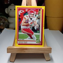 2025 Donruss Press Proof Yellow Travis Kelce Kansas City Chiefs #191