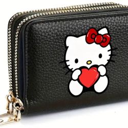 Hello Kitty Retro Zipper Wallet With Key Chain And Hopefully A Mercedes Benz Key!