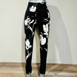 New Small Floral Print Leggings