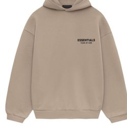 BRAND NEW ESSENTIALS DESERT SAND HOODIE