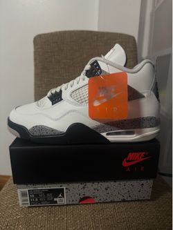 Jordan 4 White Cement