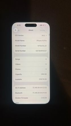 iPhone 15 pro