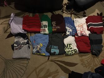 Boys 7/8 long sleeve lot SOLD AS A LOT