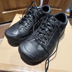 Keen PTC Oxford Soft Toe Work Shoes Black - Men’s 8M